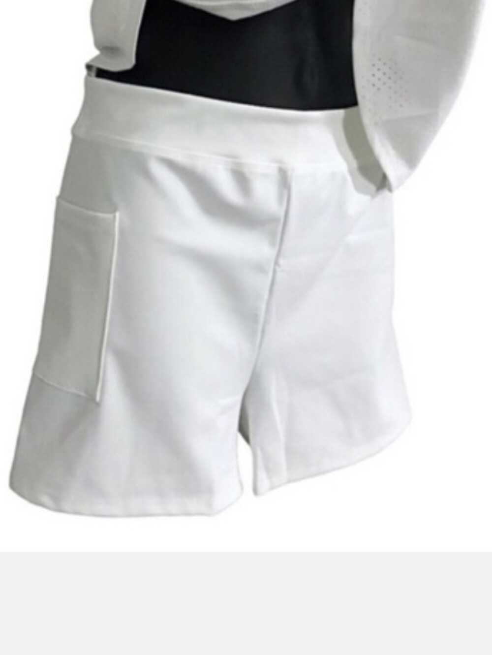 Sincerely Jules active white pocketed‎ active gym shorts size Medium brand new